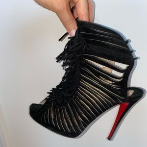 Black Louboutin Heels Size 37